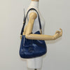 Secondhand Celine Circle logo Blue Leather Bags
