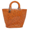 Secondhand Chanel CC No.5 Shopping Tote Perforated Patent