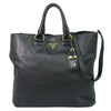 Secondhand Prada Convertible Shopper Tote Soft Calf