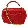 Secondhand Chanel Carry Around Flap Bag Quilted Caviar