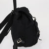 Secondhand Prada Double Front Pocket Backpack Tessuto