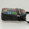 Secondhand Gucci Front Zip Messenger Bag Psychedelic Print GG