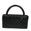 Chanel Vintage Twin Top Handle Flap Bag Quilted Lambskin