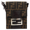 Fendi Vintage Flap Clutch Zucca canvas