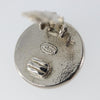 Secondhand Chanel CC Round Clip-On Earrings Enamel with