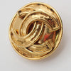 Secondhand Chanel Vintage Round CC Clip-On Earrings