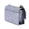 Secondhand Saint Laurent Small Glitter Leather Monogram Sunset Crossbody