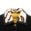 Secondhand Gianni Versace Wool Jacket with Fur Inserts - '90s
