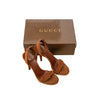Secondhand Gucci Suede Ankle Strap Heels - '10s