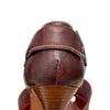Secondhand Vivienne Westwood Brown Leather Peep-Toe Sandals - '00s