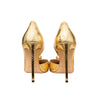 Secondhand Jimmy Choo Metallic Snakeskin Orb Pumps - '10s