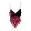 Secondhand Geen Morgan Velvet Lace Top - '00s