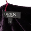 Secondhand Geen Morgan Velvet Lace Top - '00s