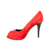Secondhand Giuseppe Zanotti Embellished Suede Pumps - '10s