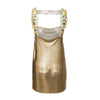 Secondhand Fausto Pugliesi Metallic Dress - '00s