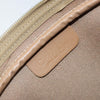 Christian Dior Vintage Honeycomb Canvas and Leather