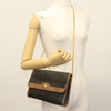 Christian Dior Vintage Honeycomb chain Canvas