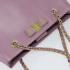 Salvatore Ferragamo Vara Bow Chain Tote Leather