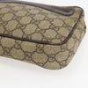 Gucci Wristlet Clutch GG Coated Canvas