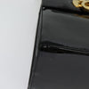 Salvatore Ferragamo Gancini Convertible Top Handle Patent Leather