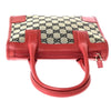 Gucci Vintage Zip Tote GG Canvas with Leather