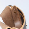 Christian Dior Vintage Honeycomb Canvas and Leather