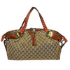 Gucci Bamboo Boston Horsebit Canvas with Leather