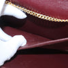 Christian Dior Vintage Chain Flap Leather