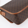 Celine Vintage Macadam Circle Logo Canvas and Leather