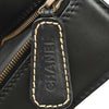 Chanel Surpique Zip Around Satchel Quilted Leather