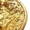Chanel Vintage Diamond Clip-On Gold-plated