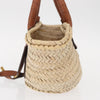 Chloe Marcie Basket Raffia and Leather