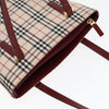 Burberry Nova Check Tote Canvas and Leather