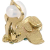 Chanel Vintage CC Camellia Clip-On Metal