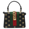 Gucci Sylvie Top Handle Printed Leather
