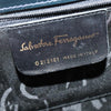 Salvatore Ferragamo Gancini Convertible Top Handle Leather