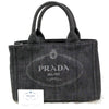 Prada Canapa Convertible Tote Denim