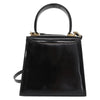 Salvatore Ferragamo Gancini Convertible Top Handle Patent Leather