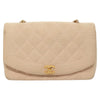 Chanel Vintage Diana Flap Quilted Canvas