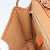 Celine Vintage Macadam Circle Logo Canvas and Leather