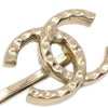 Chanel CC Hair Pin Set Metal with Faux Pearl