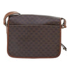 Celine Vintage Macadam Circle Logo Canvas and Leather