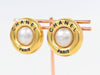 Chanel CC Hoop Clip-On Crystal Embellished Metal