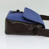 Prada Impunturato Buckle Flap Messenger Canvas
