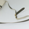 Christian Dior Vintage Honeycomb Flap Canvas and Leather