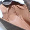 Celine Vintage Macadam Circle Logo Canvas and Leather