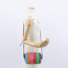 Valentino Garavani Rockstud 1973 Camera Striped Leather
