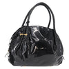 Salvatore Ferragamo Gancini Tote Patent leather