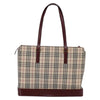 Burberry Nova Check Tote canvas check pattern