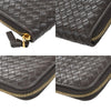 Bottega Veneta Intrecciato Long Zip Leather